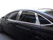 Ford Mondeo 2008-2014 гг. Накладки на дверные стойки из нержавеющей стали фото 1