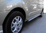 Ford Connect 2002–2006 гг. Боковые Подножки DOT-Line (2 шт., Алюминий) фото 1