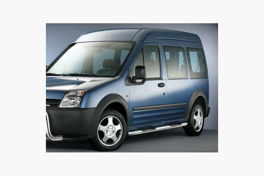 Ford Connect 2002–2006 гг. Боковые трубы BB002 (2 шт., нержавейка) Image