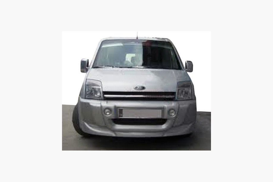 Ford Connect 2002–2006 гг. Полная накладка на передний бампер (грунтованная под покраску) Image