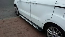 Ford Connect 2014-2021 гг. Боковые Подножки DOT-Line (2 шт., Алюминий) фото 5