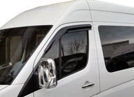 Mercedes Sprinter W906 2006–2018 гг. Накладные ветровики (2 шт, Sunplex Sport) фото 2