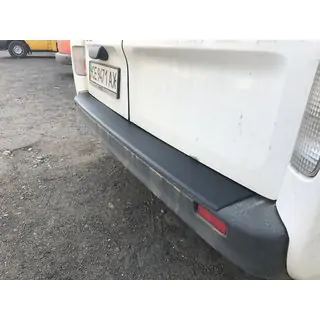 Накладка на задний бампер DDU (ABS) Renault Trafic 2001–2015 гг. фото 4