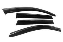 BMW X4 F26 2014-2018 гг. Ветровики с хромированным молдингом (4 шт, Niken) фото 1