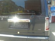 Ford Connect 2010-2013 гг. Хромированная планка над номером (установка на оригинал, нержавейка) OmsaLine - Итальянская Нержавейка фото 4