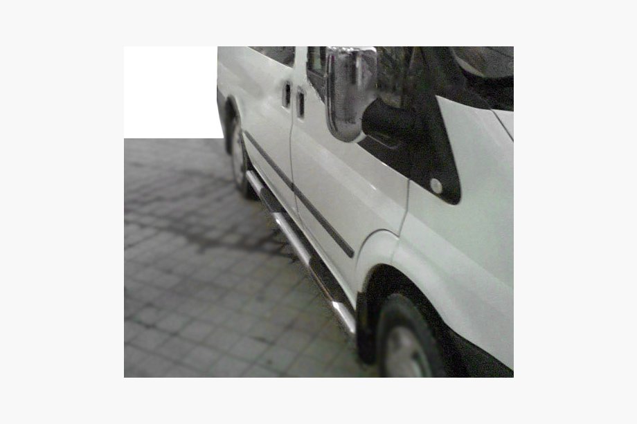 Ford Transit 2014- гг. Боковые трубы (2 шт., нержавейка) Image