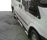 Ford Transit 2014- гг. Боковые трубы (2 шт., нержавейка) фото 1