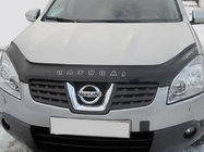 Nissan Qashqai 2007-2010 гг. Дефлектор капота VIP фото 1