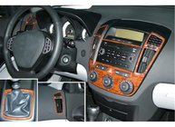 Kia Ceed 2007-2012 гг. Накладки на панель приборов (Meric) Алюминий фото 6