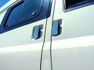 Ford Transit 2000–2014 гг. Накладки на дверные ручки из нержавеющей стали фото 1