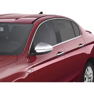 Хромированные нижние молдинги стекол (нерж сталь) Fiat Tipo 2016- гг. фото 1