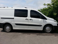 Citroen Jumpy 2007–2017 гг. Боковые трубы (2 шт., нержавейка) Ø60, короткая база фото 1