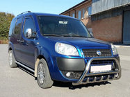 Fiat Doblo I 2005-2010 гг. Кенгурятник WT003 (нержавейка) 60 мм фото 1