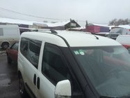 Opel Combo 2012-2018 гг. Хромированные Рейлинги Короткая, Пластиковые Ножки фото 4