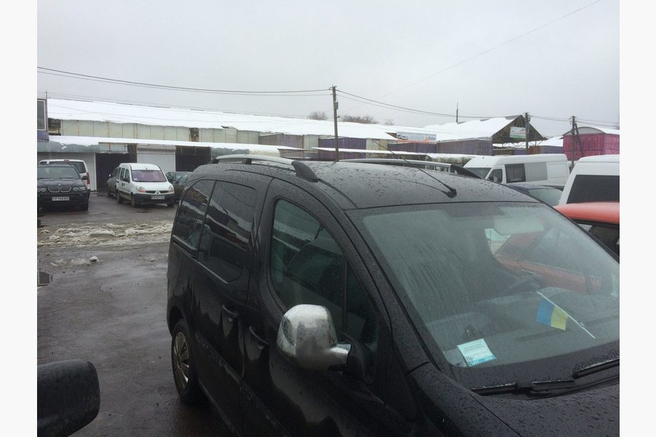Citroen Berlingo 2008-2018 гг. Хромированные рейлинги С пластиковыми ножками Фото 3