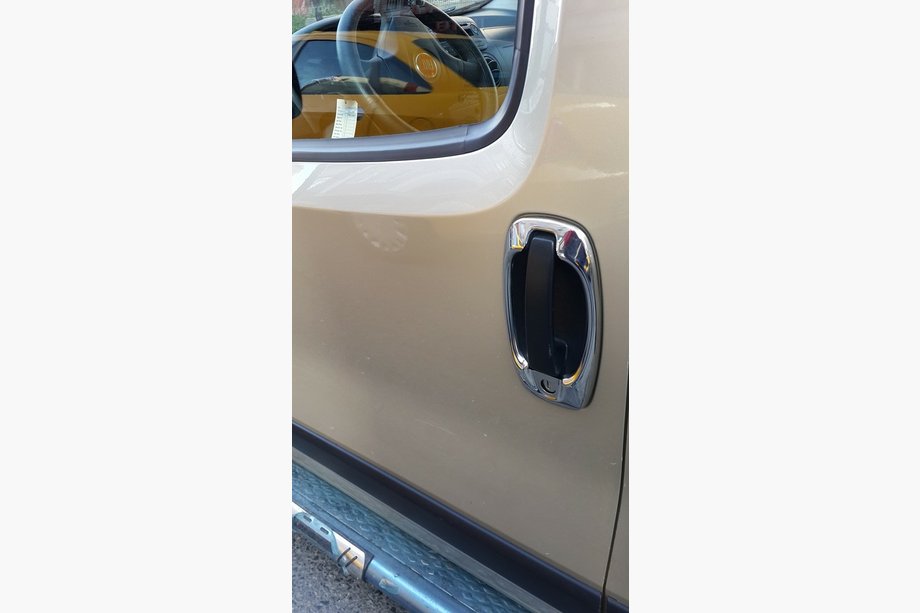 Fiat Fiorino/Qubo 2008-2024 гг. Накладки на ручки (4 шт, нержавейка) Фото 2