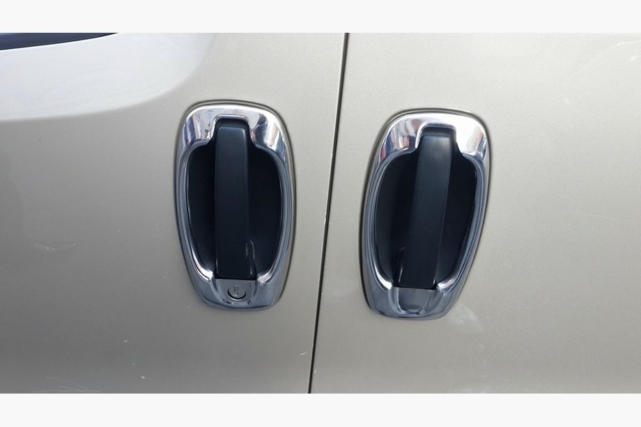 Opel Combo 2012-2018 гг. Хромированные Накладки Вокруг Ручек (4 шт, Нержавейка) Carmos - Турецкая Нержавеющая Сталь Image