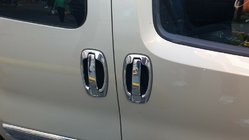 Citroen Nemo 2007-2017 гг. Хромированные накладки на ручки и окантовки (8 шт., нержавейка) OmsaLine - Итальянская Нержавейка фото 4