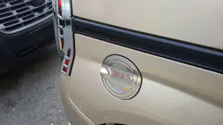 Fiat Fiorino/Qubo 2008-2024 гг. Хромированная накладка на лючок бензобака (нерж. сталь) фото 3