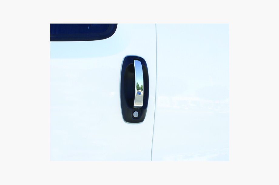 Opel Combo 2012-2018 гг. Хромированные Накладки на Ручки (4 шт., Нержавейка) Image