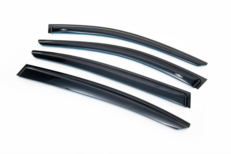 BMW 7 серия F01/F02 2008-2015 гг. Ветровики F02 (4 шт, HIC) Image