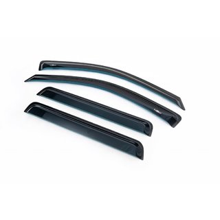 Ветровики на окна (4 шт, HIC) Jeep Grand Cherokee WK 2004-2010 гг. фото 1
