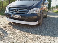 Mercedes Viano 2004-2014 гг. Передняя накладка 2010-2015 (грунт под покраску) фото 1