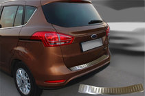 Ford B-Max 2012-2017 гг. Накладка на задний бампер OmsaLine (нержавейка) фото 1