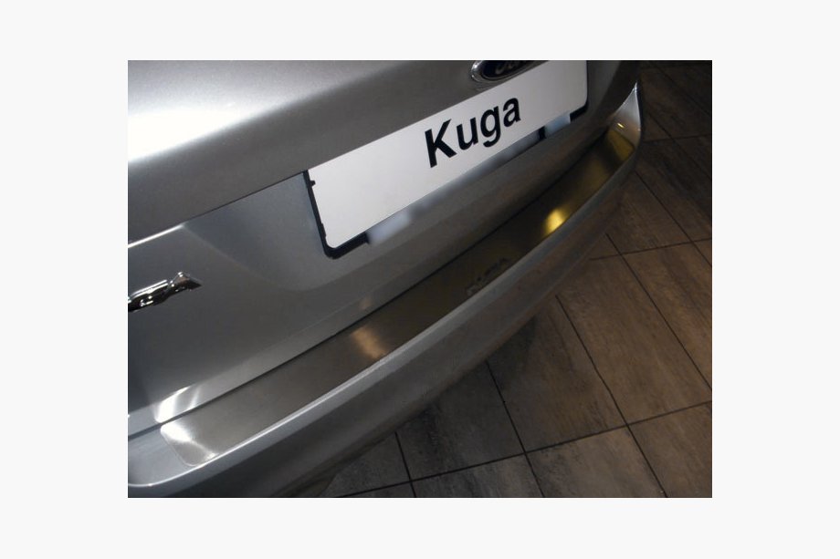 Ford Kuga 2008-2013 гг. Накладка на задний бампер Natanika (нержавейка) Image