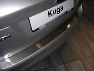 Ford Kuga 2008-2013 гг. Накладка на задний бампер Natanika (нержавейка) фото 1
