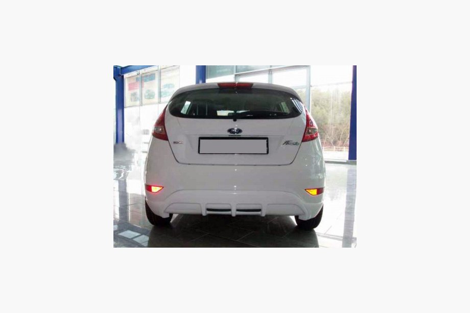 Ford Fiesta 2008-2017 гг. Накладка на задний бампер Meliset (грунтованная под покраску) Image