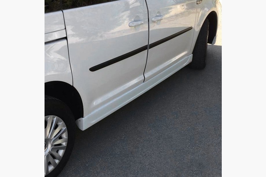 Volkswagen Caddy 2015-2020 гг. Накладки на пороги Meliset (грунтованные под покраску) Фото 2