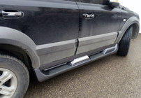 Kia Sorento I BL 2002-2009 гг. Боковые Подножки Пластиковые фото 1