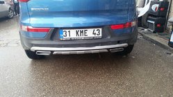 Kia Sportage 2010-2015 гг. Задняя накладка Niken V1 (пластик) фото 4