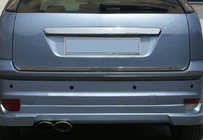 Ford Focus II 2005-2008 гг. Накладка на багажник (HB, нержавейка) фото 2