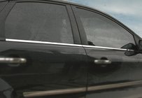 Ford Focus II 2008-2011 гг. Наружные молдинги окон нержавейка (4 шт.) OmsaLine - Итальянская Нержавейка фото 2