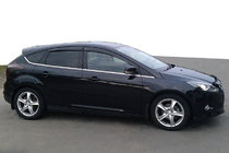 Ford Focus III 2011-2017 гг. Ветровики на окна (4 шт, Cobra) фото 1