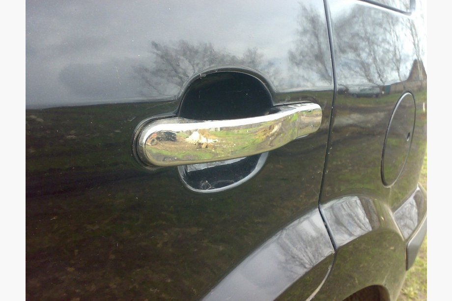 Ford Fusion 2002-2012 гг. Хромированные Накладки на Ручки (4 шт., Нержавейка) Фото 4
