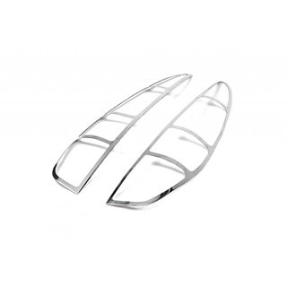 Хромированные Накладки на Задние Фонари (2 шт, Нержавейка) Mercedes Vito W639 2004-2014 гг. фото 2