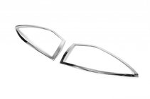 Renault Megane II 2004-2009 гг. Хромированные накладки на задние фонари (HB, 2 шт, пластик) фото 2