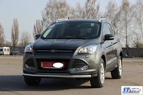 Ford Kuga/Escape 2013-2019 гг. Передняя защита ST008 (нержавейка) 60 мм фото 5