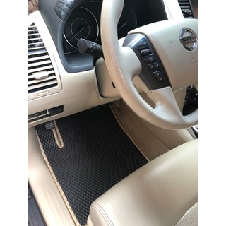 Коврики EVA 3 ряда черные Nissan Armada 2016-2024 гг. фото 1