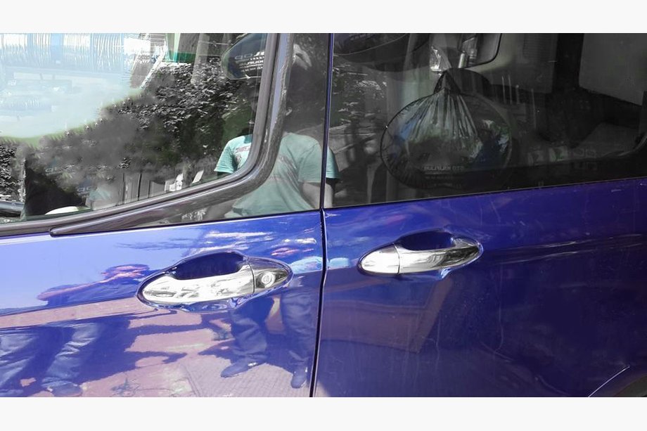 Ford Courier 2014-2023 гг. Хромированные Накладки на Ручки (4 шт., Нержавейка) Image