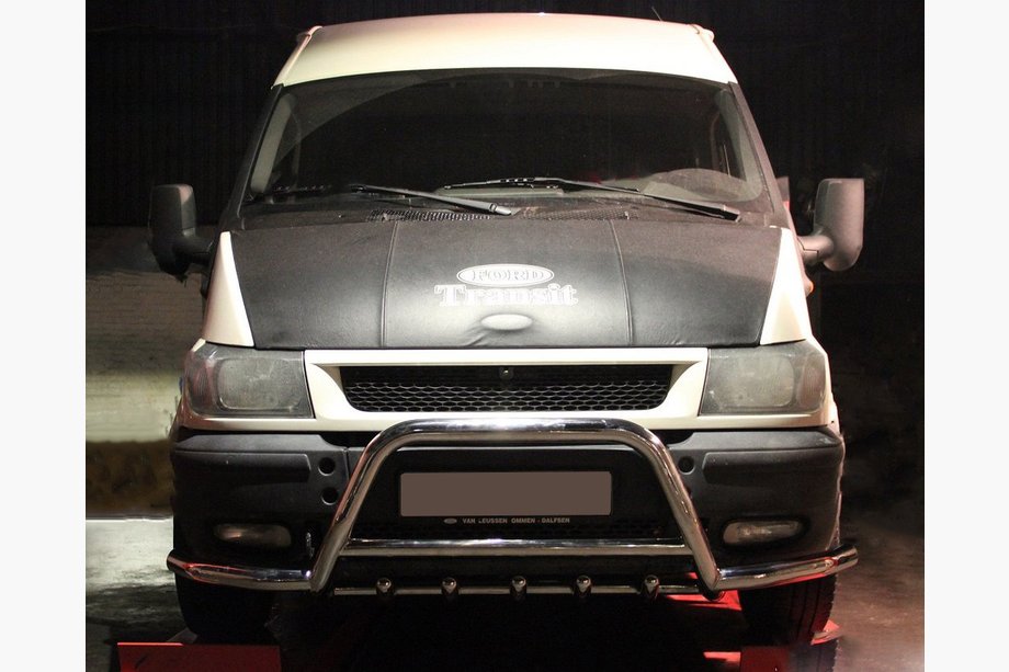 Ford Transit 2000–2014 гг. Кенгурятник WT003-Plus (2000-2006, нерж.) Фото 1