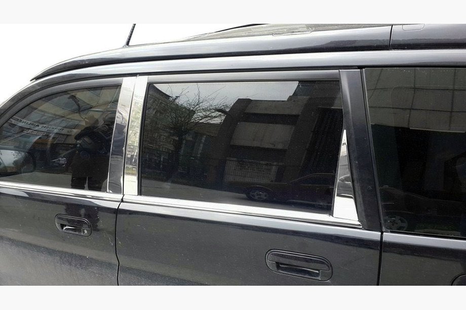 Honda HR-V 1998-2006 гг. Накладки на дверные стойки из нержавеющей стали Image
