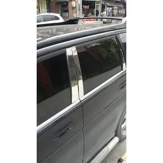 Накладки на дверные стойки из нержавеющей стали Honda HR-V 1998-2006 гг. фото 2