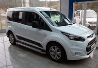 Ford Connect 2014-2021 гг. Боковые Подножки Ms-Line (2 шт., Алюминий) фото 1