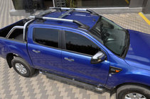 Ford Ranger 2011–2022 гг. Рейлинги с поперечинами (2 шт) фото 1