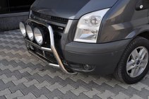 Ford Transit 2000–2014 гг. Кенгурятник WT018 (2006-2014, нержавейка) фото 2