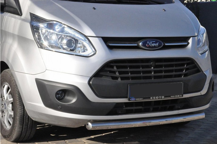 Ford Custom 2013-2022 гг. Передняя защита ST008 (нержавейка) 42 мм Image